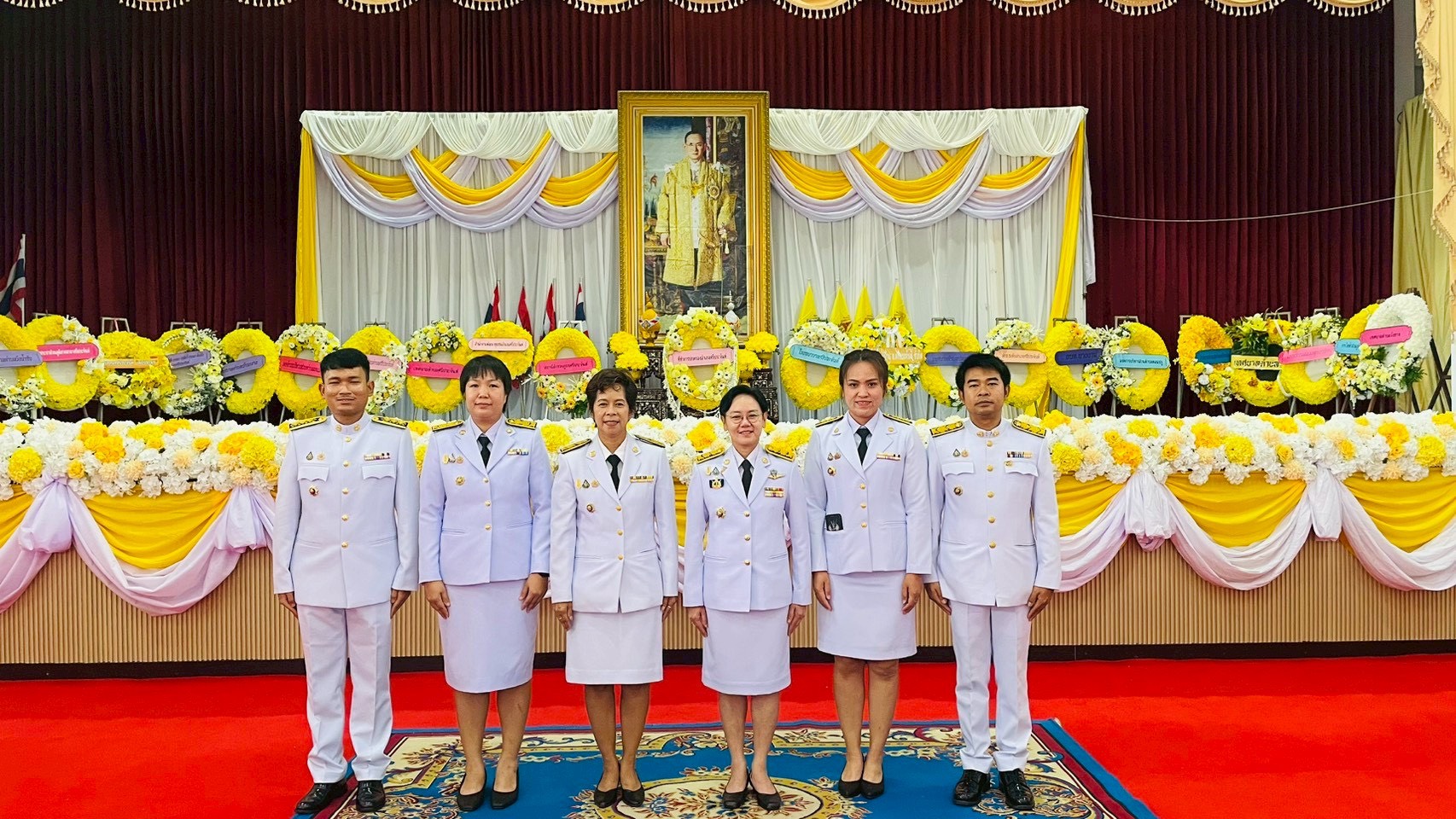 พช.ศรีประจันต์ เข้าร่วมกิจกรรมเนื่องในวันนวมินทรมหาราช 13 ตุลาคม