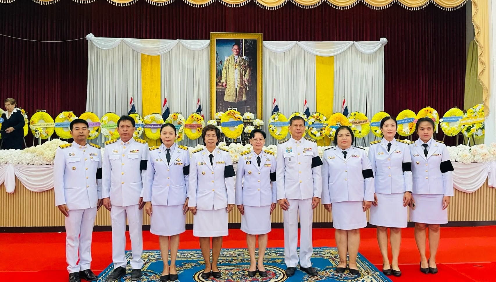 พช.ศรีประจันต์ ร่วมพิธีถวายพระราชกุศลและกิจกรรมจิตอาสา เนื่องในวันนวมินทรมหาราช 13 ตุลาคม 2569